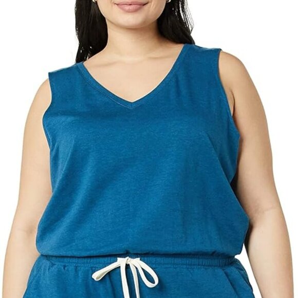 New Amazon Essentials Women's Standard Terry Romper - Picture 4 of 10